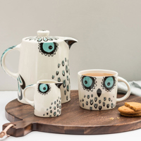 Hannah Turner Handmade Ceramic Owl Teapot